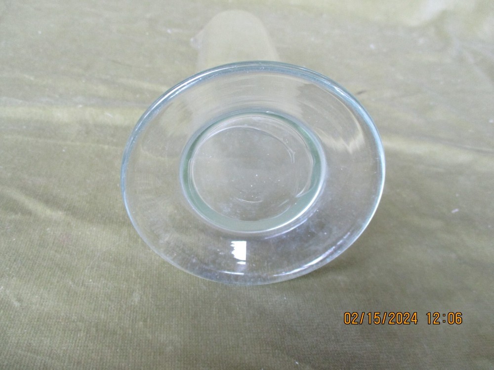 -1950s LIPPED HYDROMETER JAR, UNSIGNED