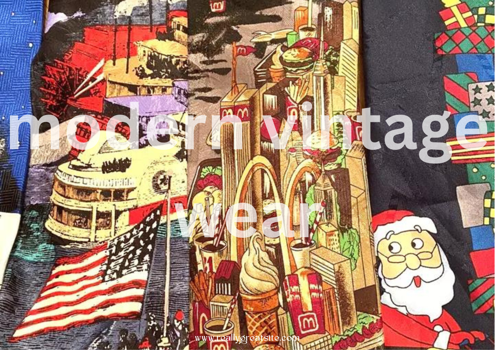 100 Pc Mens Novelty Neckties Lot Sport Looney Tunes Food XMas Cartoon Mix