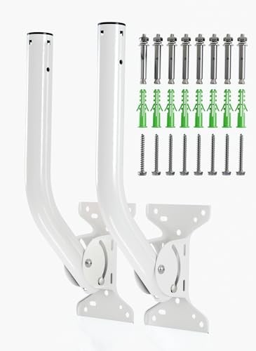2-Pack Universal Antenna Mount – Heavy-Duty J-Pole Bracket for J-Pole