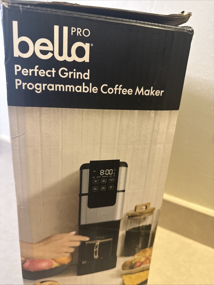 Bella Pro Programmable Single-Serve Coffee Maker w/ Burr Grinder