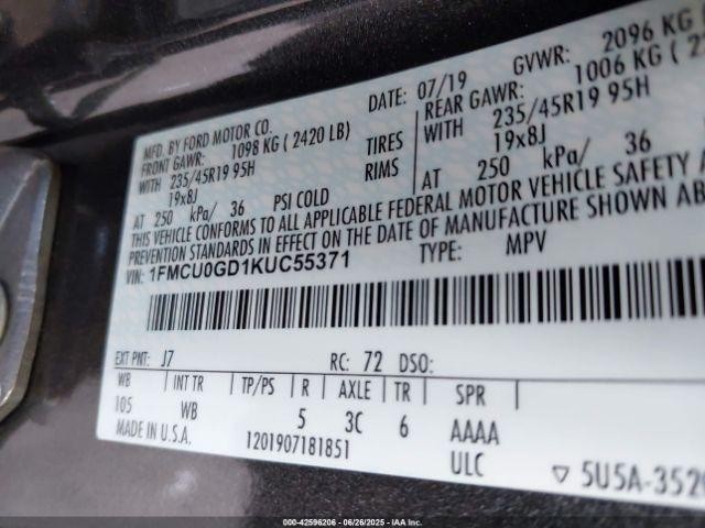 Used A/C Selector Switch fits: 2019 Ford Escape front automatic temperature cont
