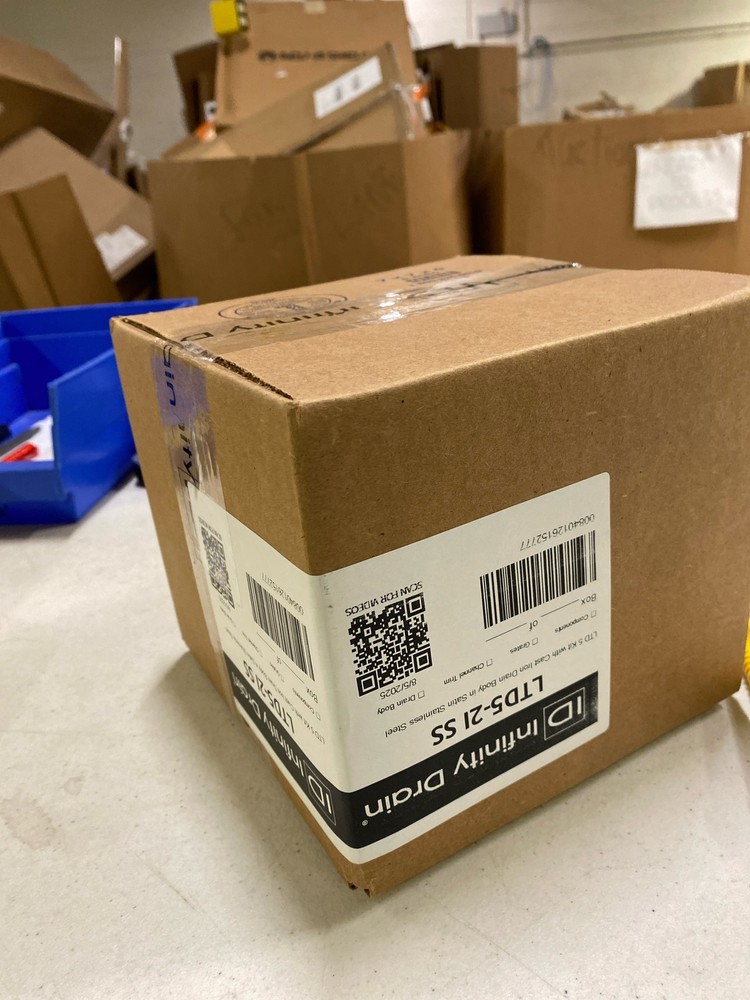 Infinity Drain LTD5-2I SS LTD 5 Tile Drain Kit