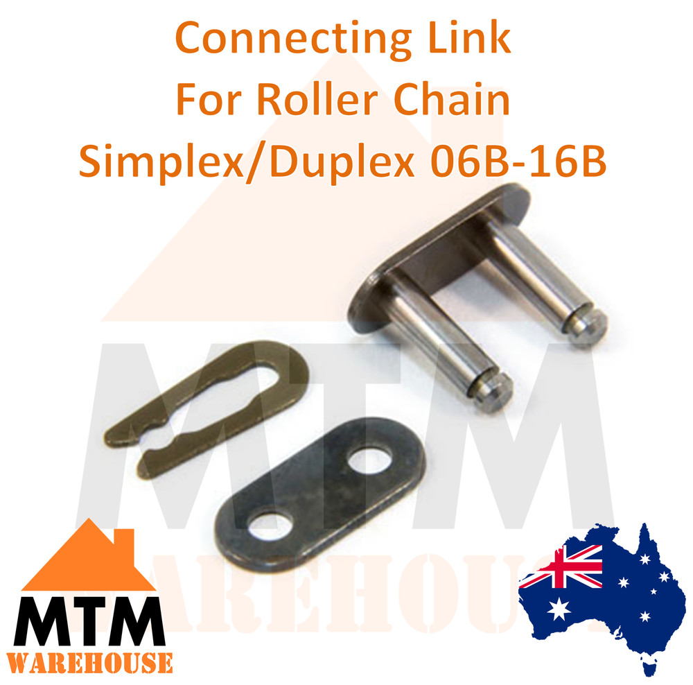 Connecting Link Con Clip Single/Duplex Roller Chain 06B 08B 10B 12B 16B Master