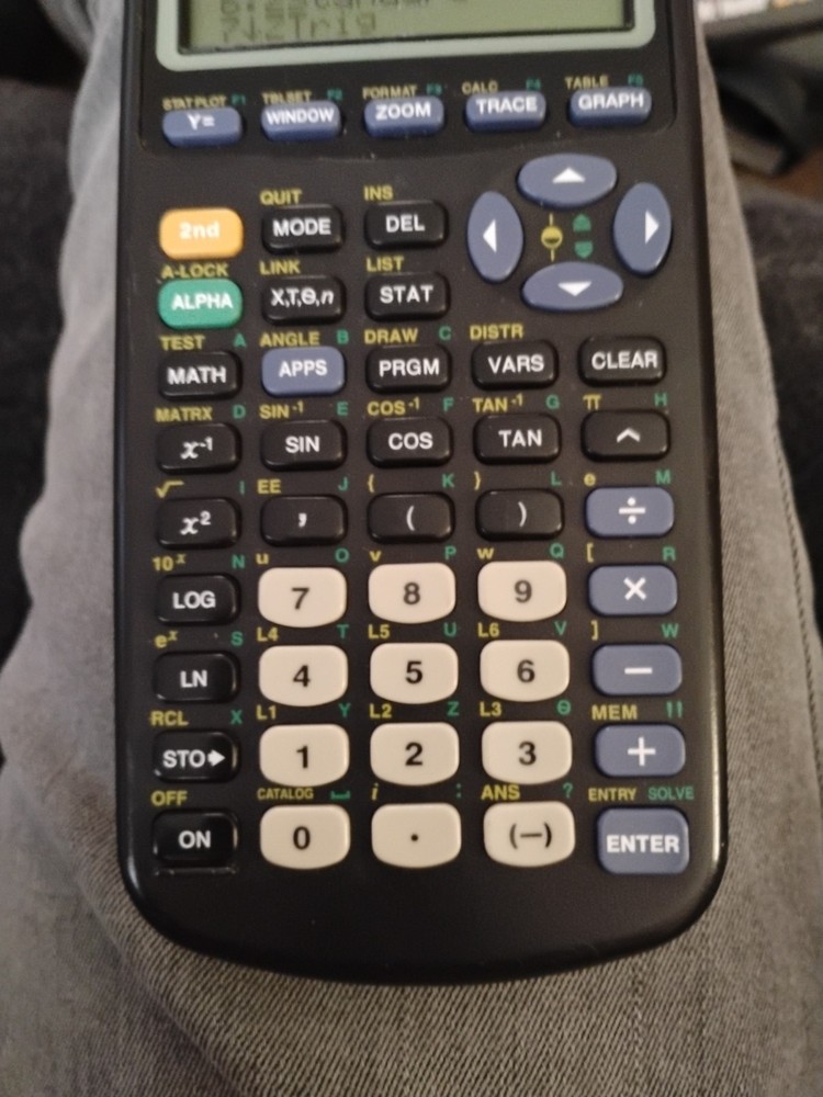 Texas Instruments TI-83 Plus Graphing Calculator - Black - Tested Works!!!