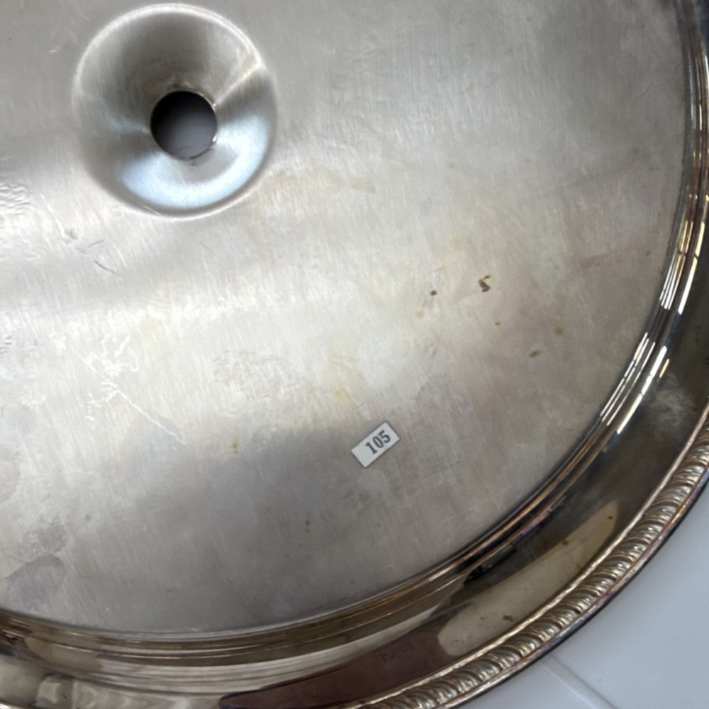 International Silver Silverplate Ornate Pattern Tray Post-1940