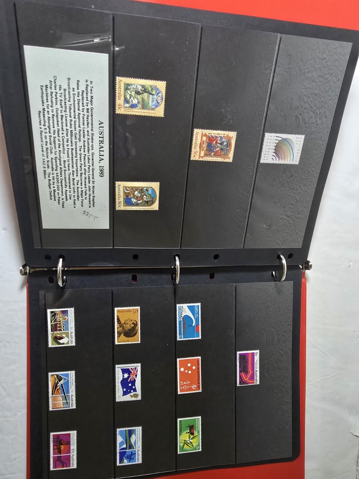 Joystamp: Australia Mint NH unique Stamps Album 1956 To 89 CV$356