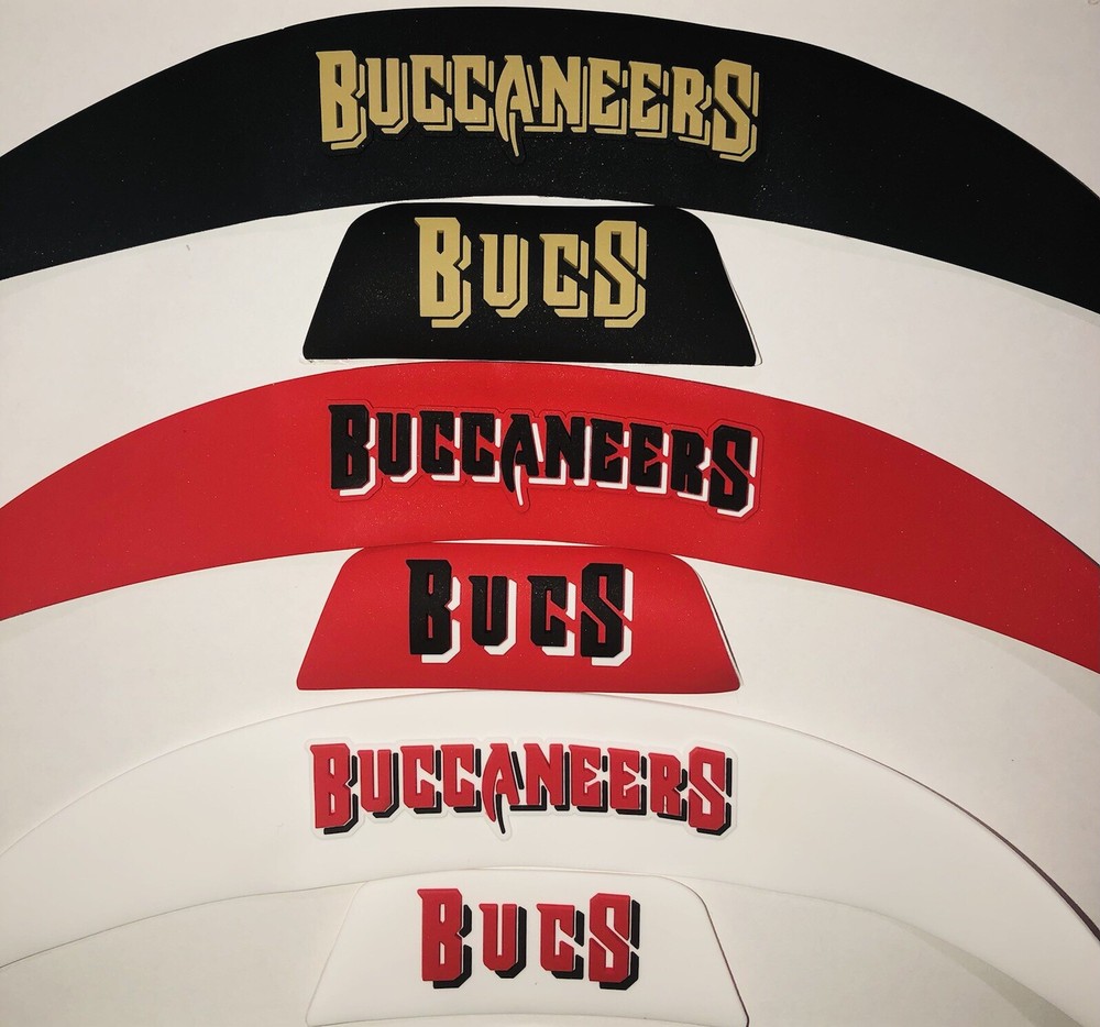 Buccaneers Full Size Speed Flex 3D Helmet Bumpers