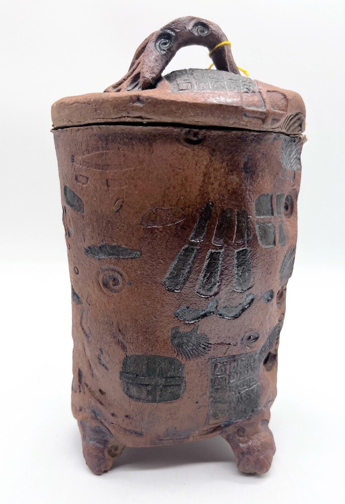 Handmade Clay Pottery Memory Pot
