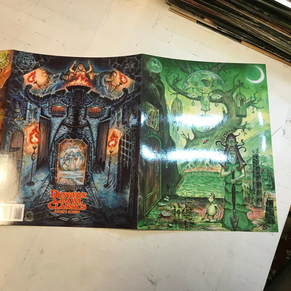 Dungeon Crawl Classics DCC RPG Judge's Screen Double Sided 3 panel GMG5102 d&d!