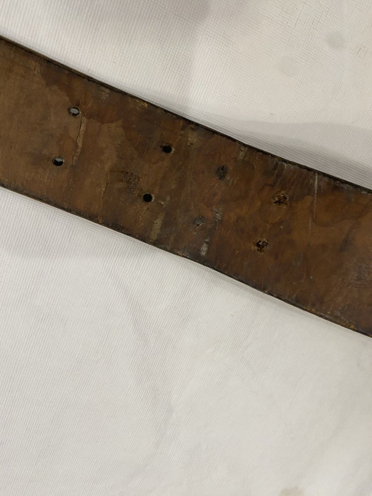 WWII German Leather Belt Dated 1939