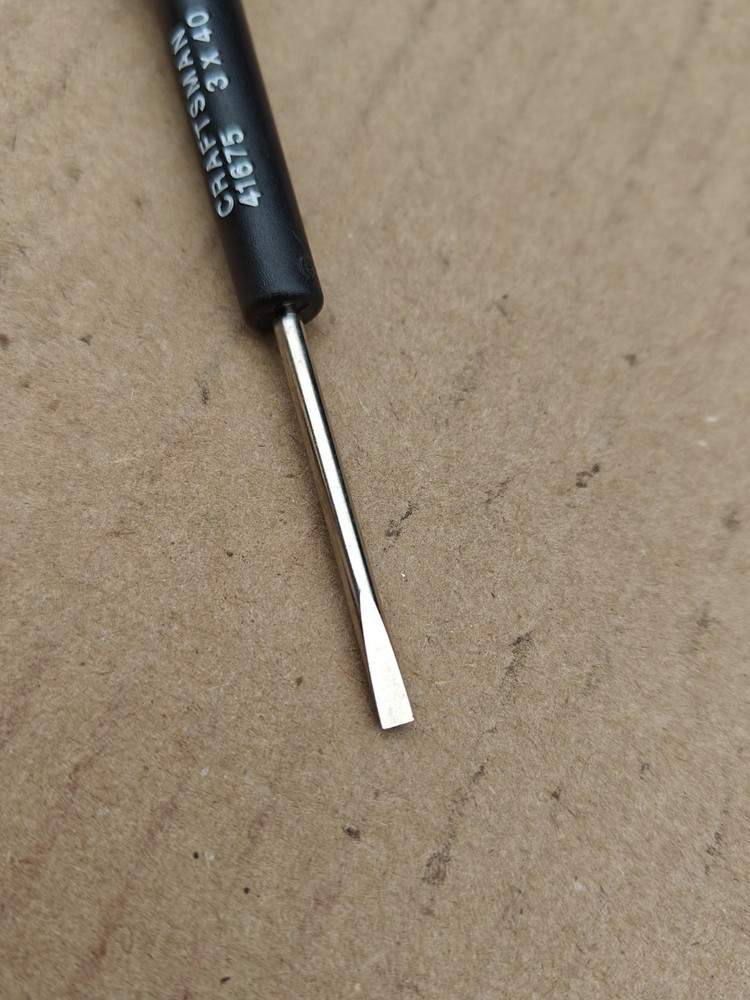 Sears Craftsman Tools Mini Precision Flat Head Screwdriver NOS 41675