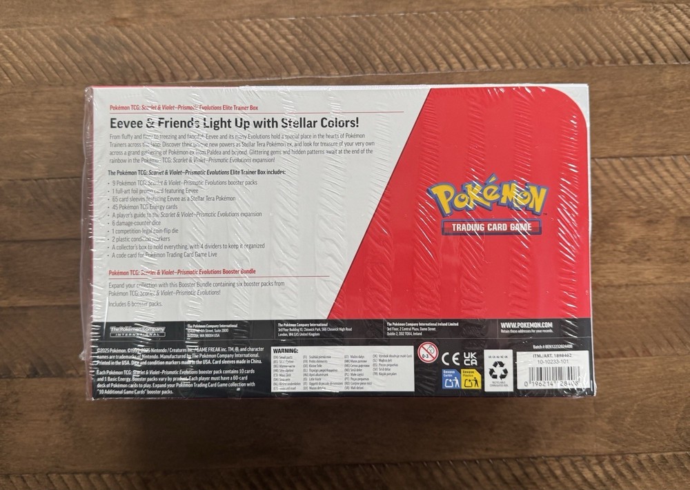 Pokemon Prismatic Evolutions Elite Trainer Box and Booster Bundle Costco 2-Pack