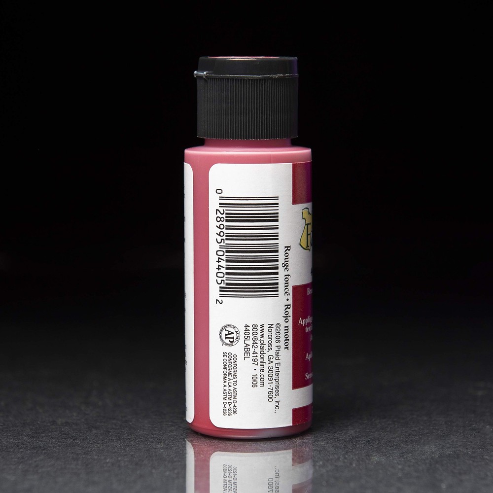 Brush on Fabric Acrylic Paint Beginner Set 2Ounce,