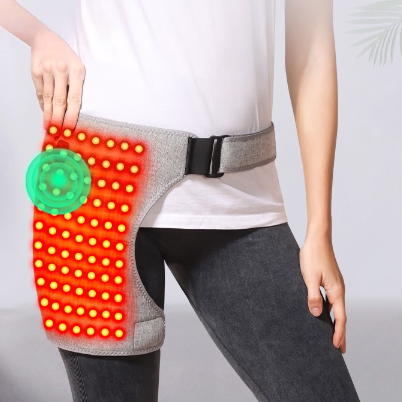 Red Light Hip Heating Pad Buttock Vibration Massager Thigh Buttock Heat Therapy