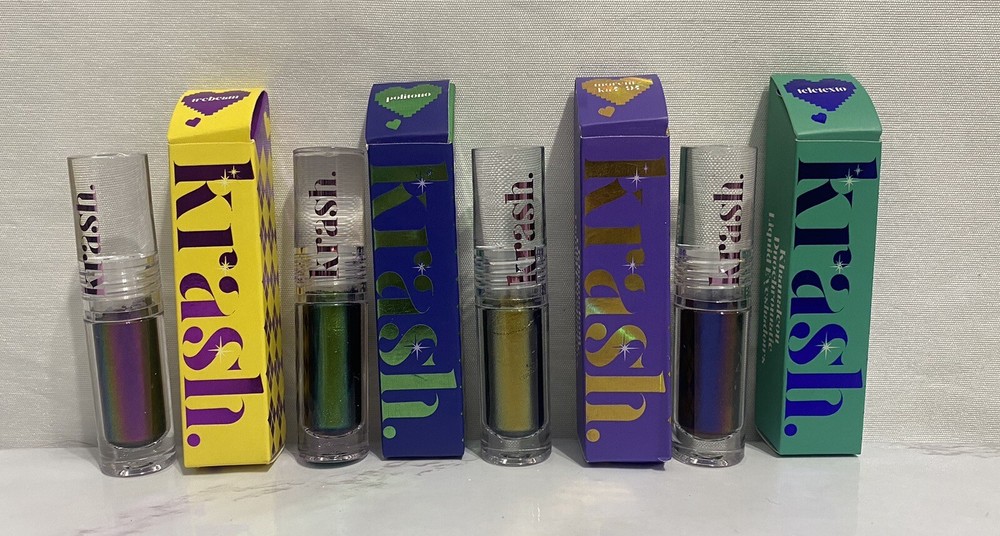 Lot Of 4-Krash Chrome Liquid Eyeshadows