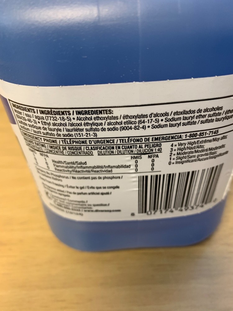 diversey glance concentrated cleaner
