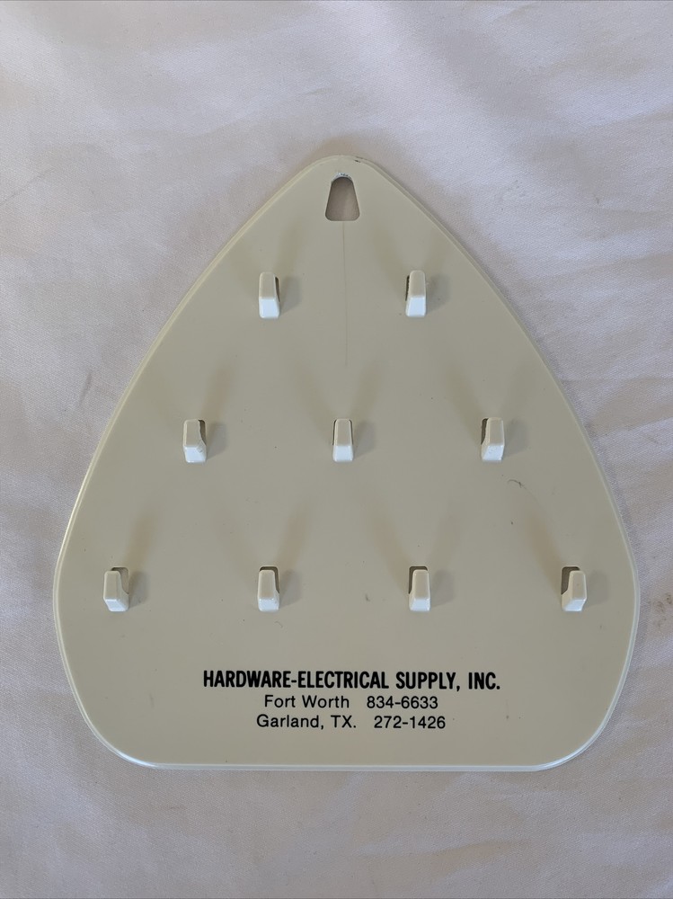 Hardware-Electric Supply ~ Advertisement Display ~6" x 6" ~Plastic