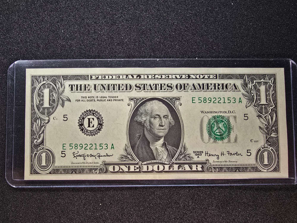 1963A One Dollar Bill, Some sequential