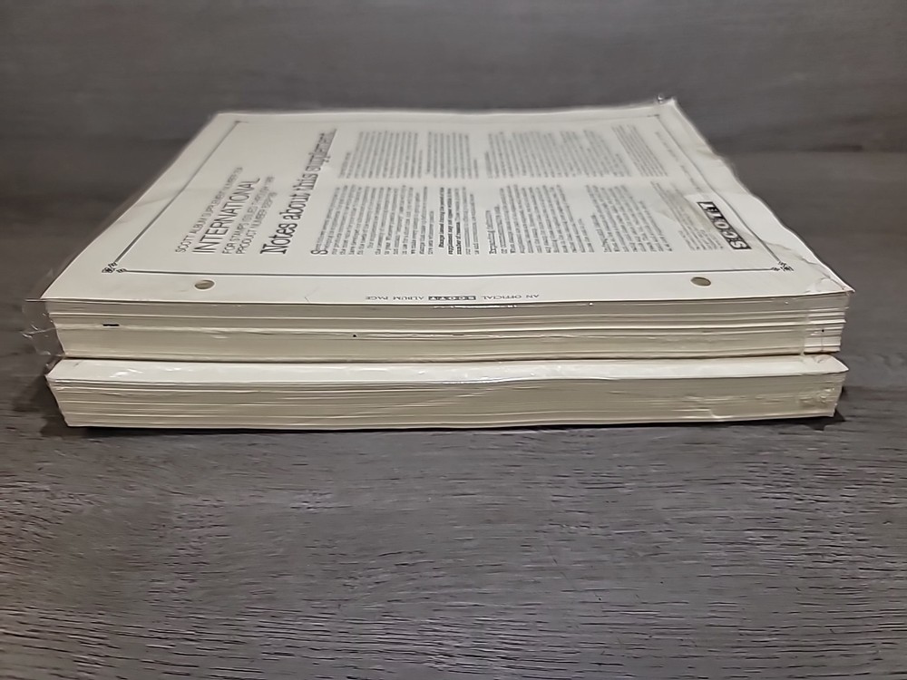 Scott International Supplement Notes #24A & 24B XXIV for Stamps Issued in 1988