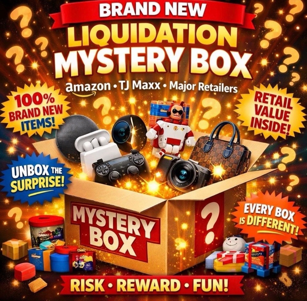 SEALED UNOPENED AMAZON MYSTERY BOXES