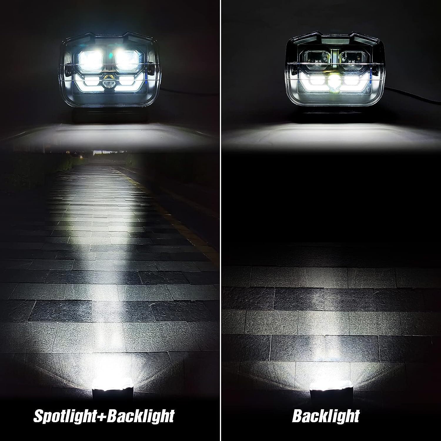 60W LED Remote Control Boat Off Road Truck Searchlight 360° Wireless Spotlight