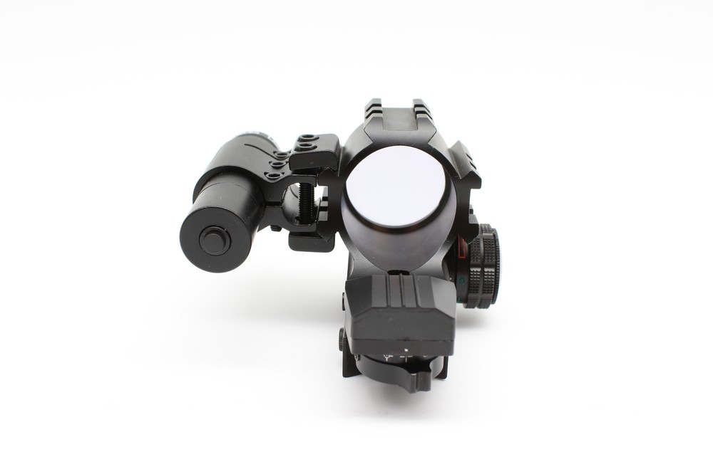 Holographic Red / Green 4 Reticles Reflex Dot Scope + Laser Scope Combo