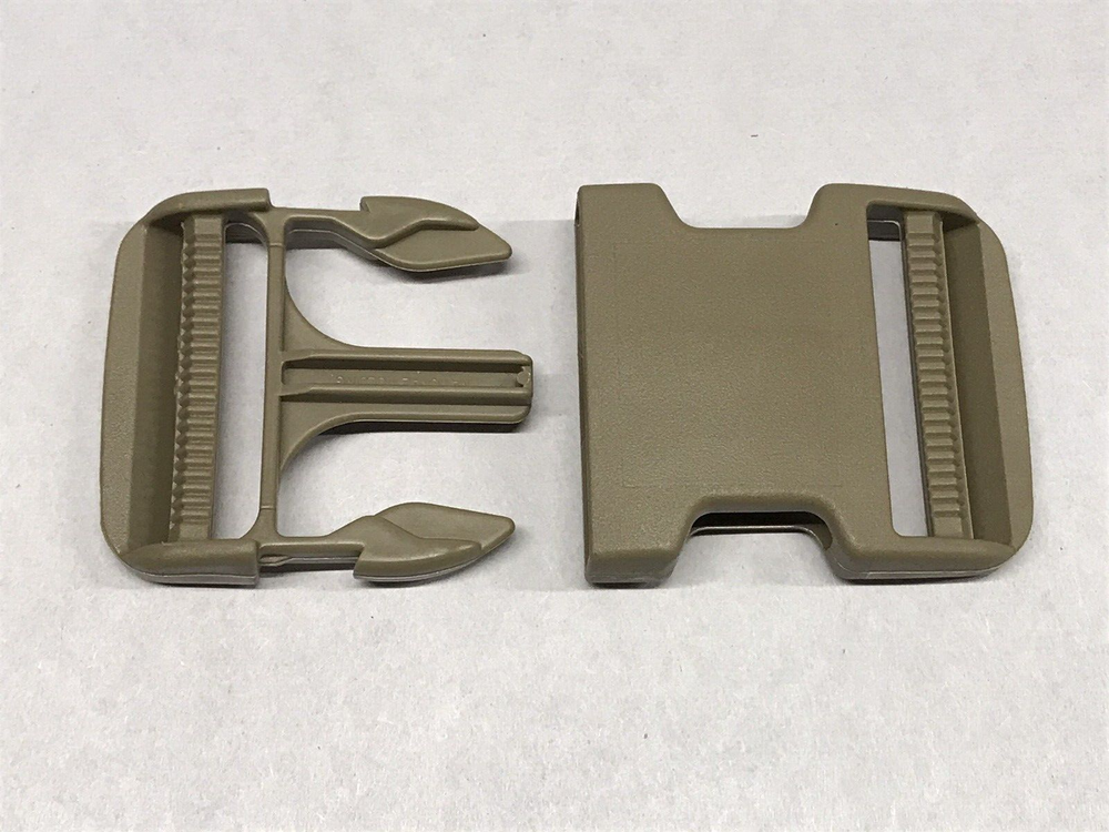 Replacement Tan 499 Buckle Set for OCP Rucksack / Backpack Webbing USGI
