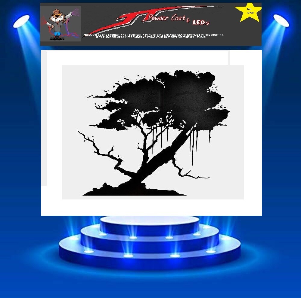 2pc OAK TREE Stencil Large Template Airbrush Paint  #26