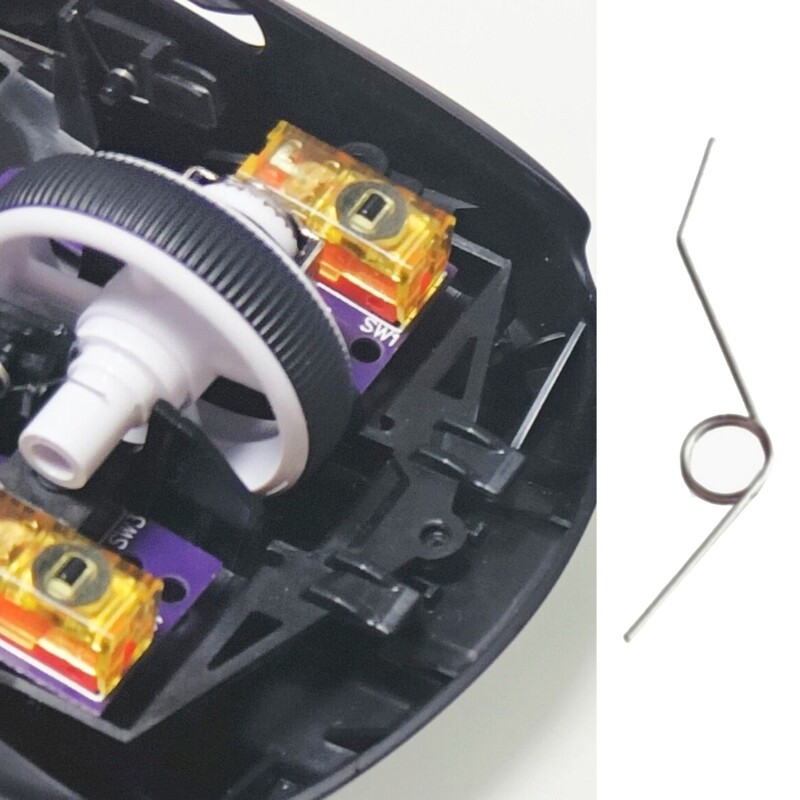 Mouse Scroll Wheel Pulley Preloaded Spring for GProWireless Mouse Wheel Spring