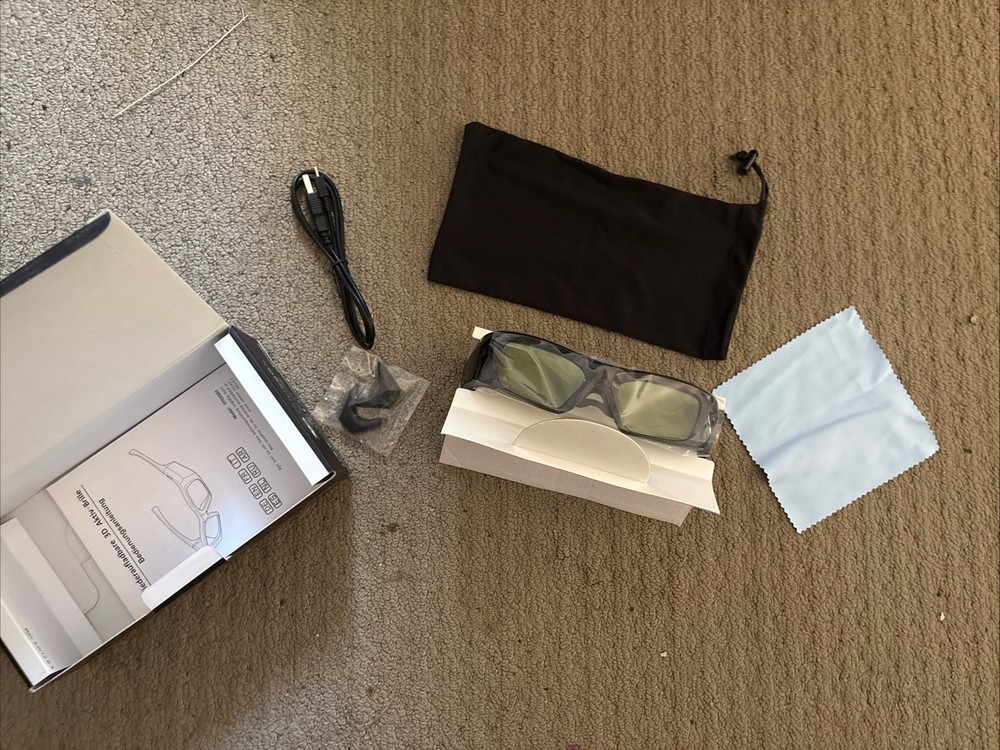 3D Sync Operations Auto On/ Off Shutter Glasses for 3D TV