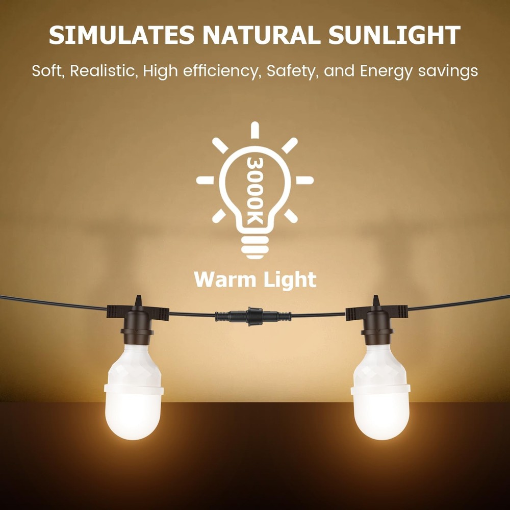 Automatic LED Daylight Extender, Chicken Coop Light with Timer and Easy to Pr...