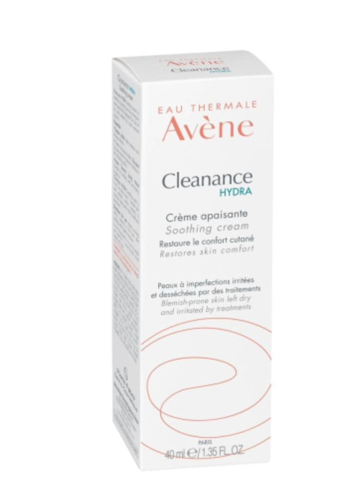 Avene Cleanance Hydra Soothing Cream 40ml Exp 02/27