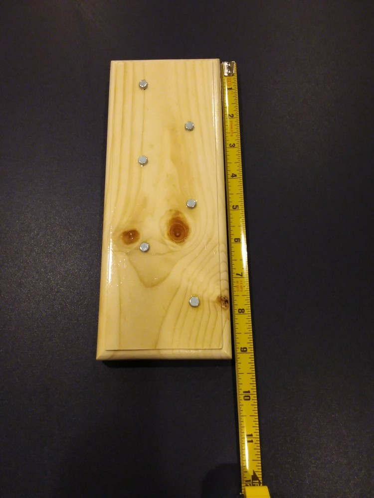 KNIFE DISPLAY STAND, SOLID NORTHERN WHITE PINE.
