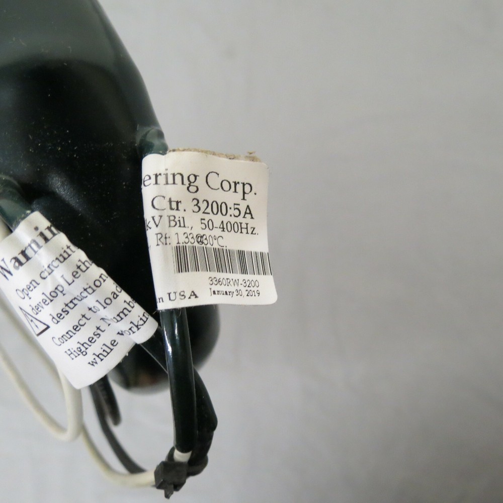 Electric Meter Corp 3360RW-3200 Solid Core Current Transformer CTR 3200:5A NEW