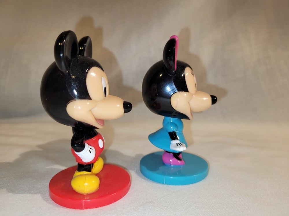 4 Kellogg, Disney "Mickey Mouse" Bobble Heads, 2003