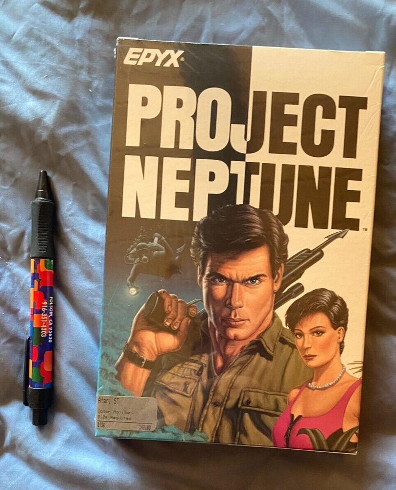 Project Neptune Atari 1040/520 ST NEW Disk By EPYX