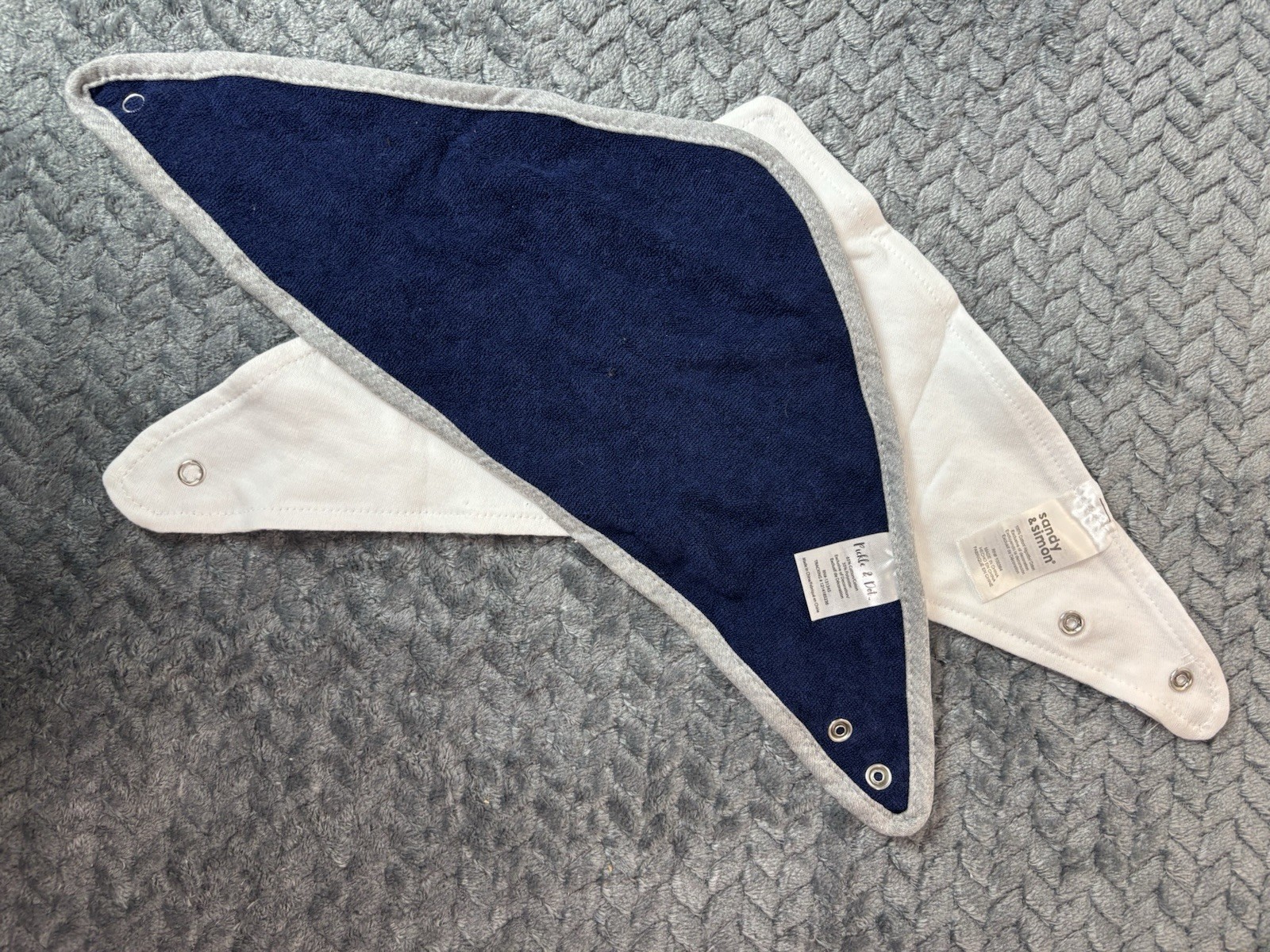 Baby Boy Newborn Gift Handmade Crochet Basket 23pc Set Bibs Socks Swaddles