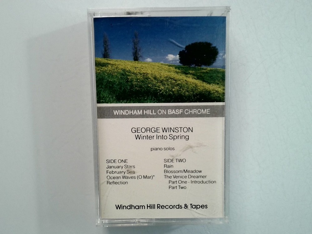George Winston Winter Into Spring Cassette 1982 Windham Hill