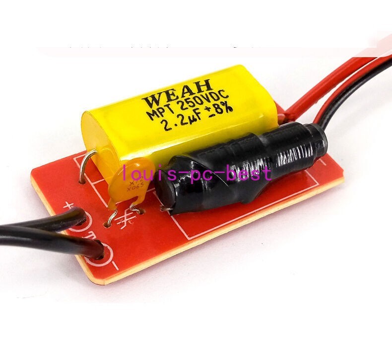 2pcs 40W Car Treble Hifi Speaker Frequency Divider Tweeter Crossover Filter