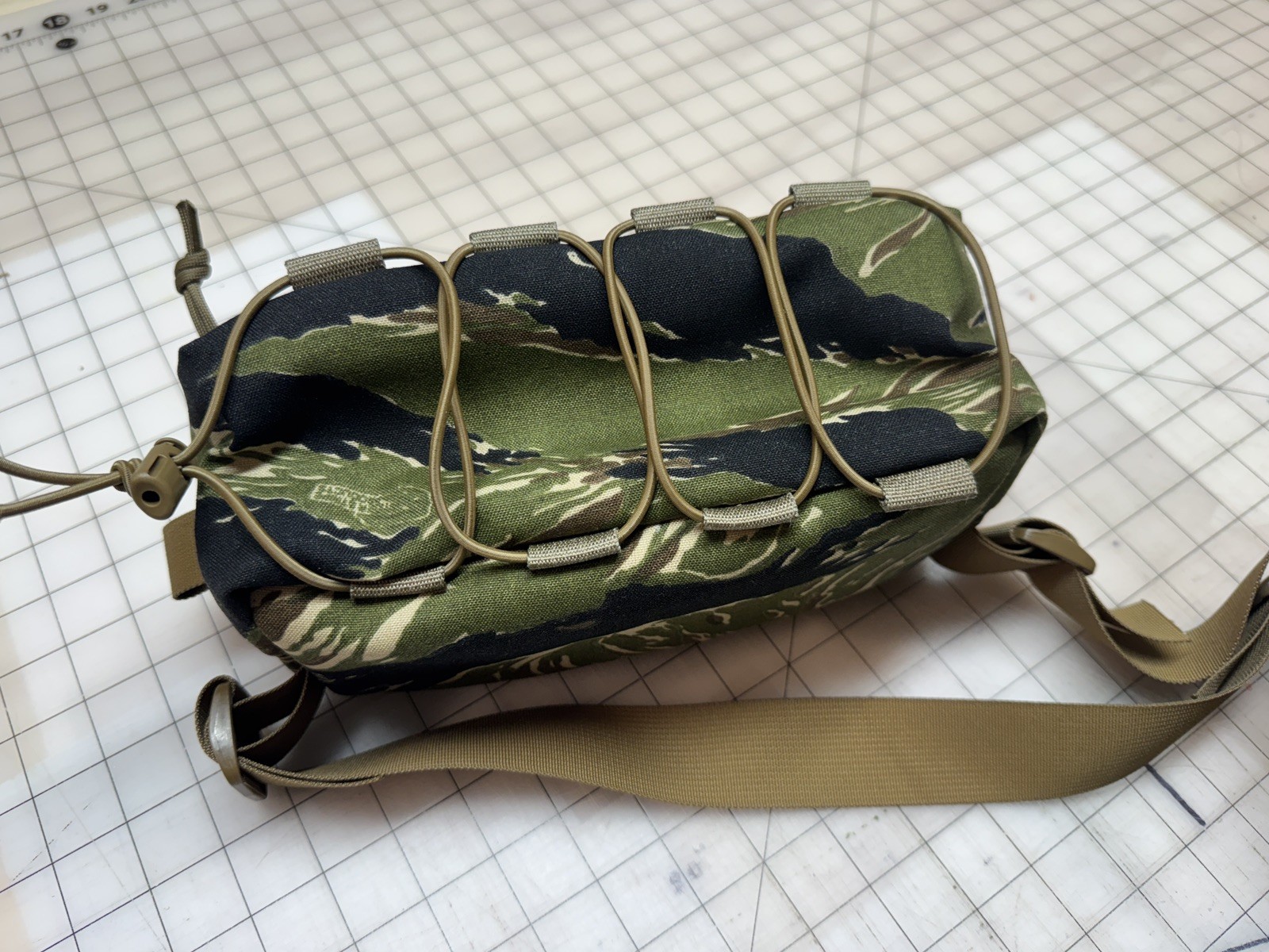 Eight Ball Gear Vietnam Tiger Stripe waist pouch / fanny pack / sling pack