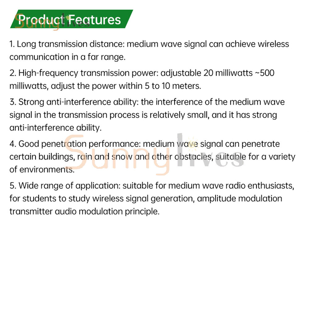 530-1600khz AM Radio Transmitter Experimental Micropower Medium Wave Transmitter