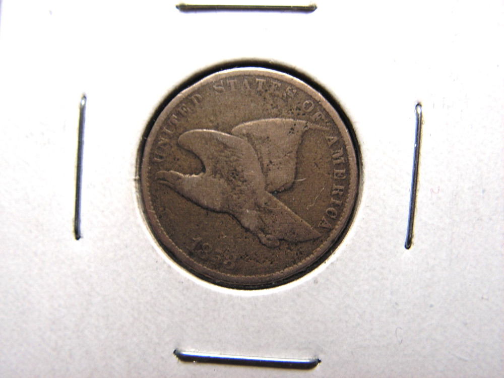 1858 Flying Eagle Cent, Small Letters