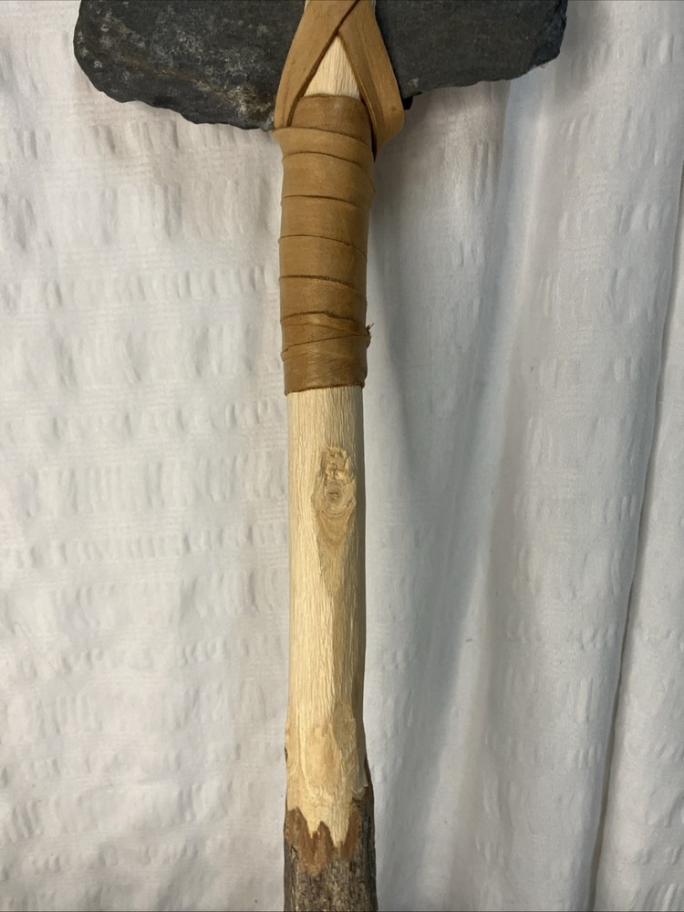Handmade Tomahawk Stone Wood 15”