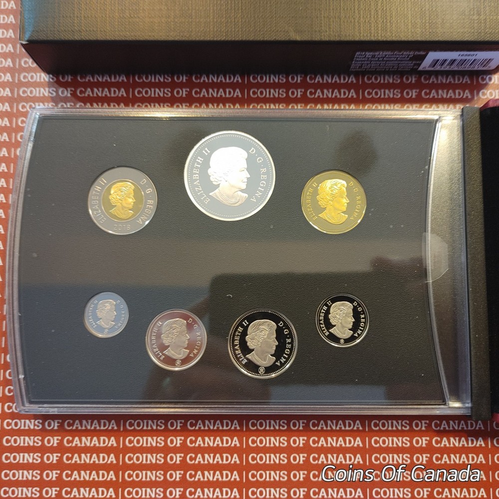 2018 Canada Special Edition Colored Silver Dollar Proof Set #coinsofcanada