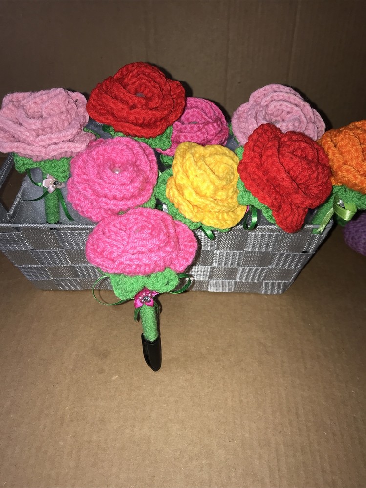  Flower Pen Handmade Crochet