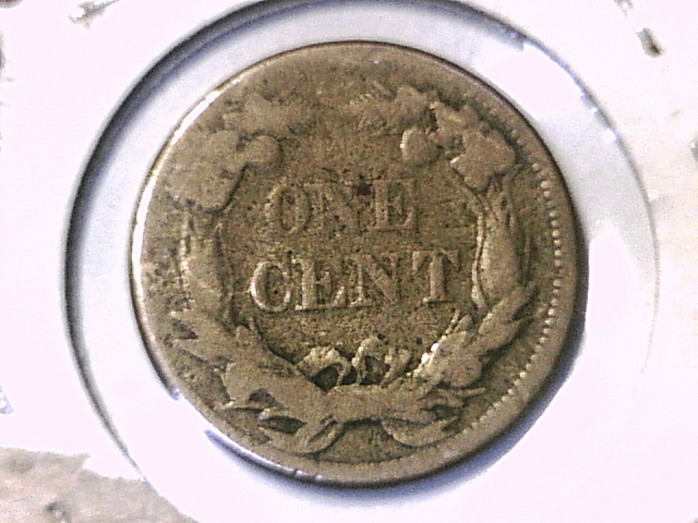 1858 Flying Eagle Cent Genuine Raw Ungraded 01039