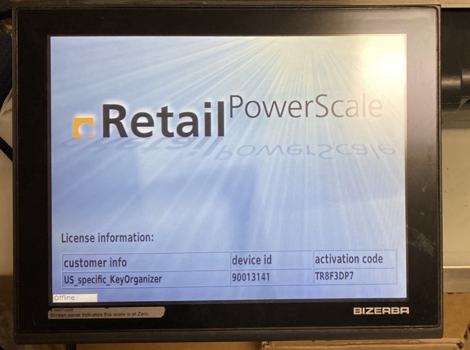 Bizerba KH II 100 Screen