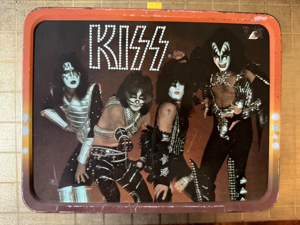 Vintage 1977 KISS King Seeley Lunchbox No Thermos