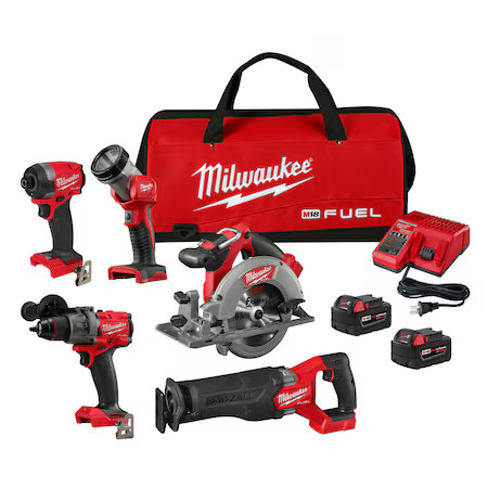 Milwaukee Tool 3697-25 M18 Fuel 5-Tool Combo Kit