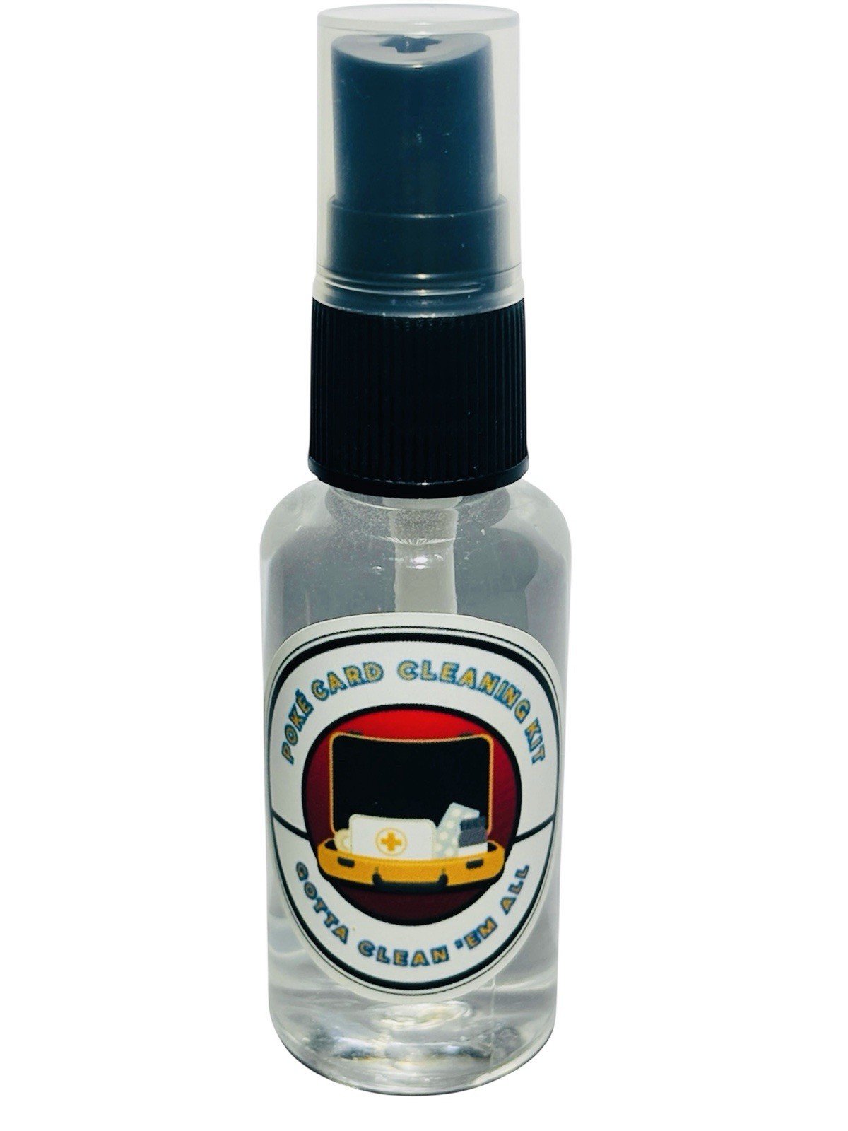 Pokemon Card Cleaning Kit Spray Polish Grading Restoration Tool Card Care Panini